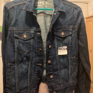 NWT dark wash denim jacket